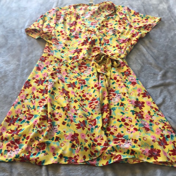 J. Crew Dresses J Crew Floral Wrap Dress Poshmark